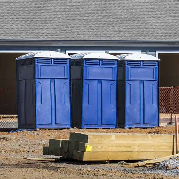 how do you dispose of waste after the portable restrooms have been emptied in Wolf Creek OR